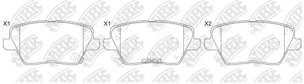 Колодки тормозные дисковые NiBK арт. PN0795