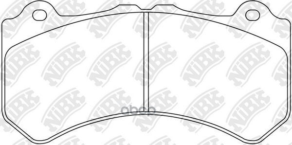 Колодки тормозные дисковые NiBK арт. PN0801