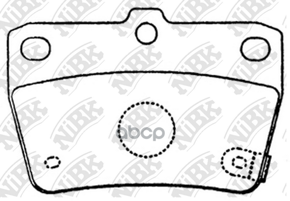 Колодки тормозные дисковые TOYOTA Rav4 00-05 PN1424 NiBK арт. PN1424