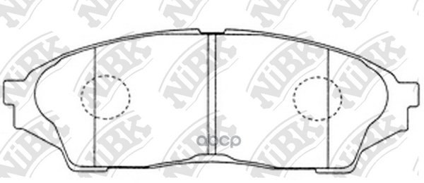 Колодки Тормозные Дисковые To Crown Gs151 98-01 Pn1434 NiBK арт. PN1434