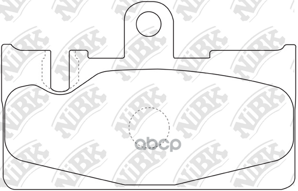 Колодки тормозные дисковые PN1456 NiBK арт. PN1456