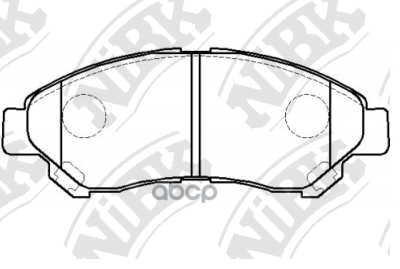 Колодки тормозные дисковые передн. TO Townace Truck 1.5L S402U 08-  Townace 1.5L S402M/U 08-  Liteac NiBK арт. pn1847