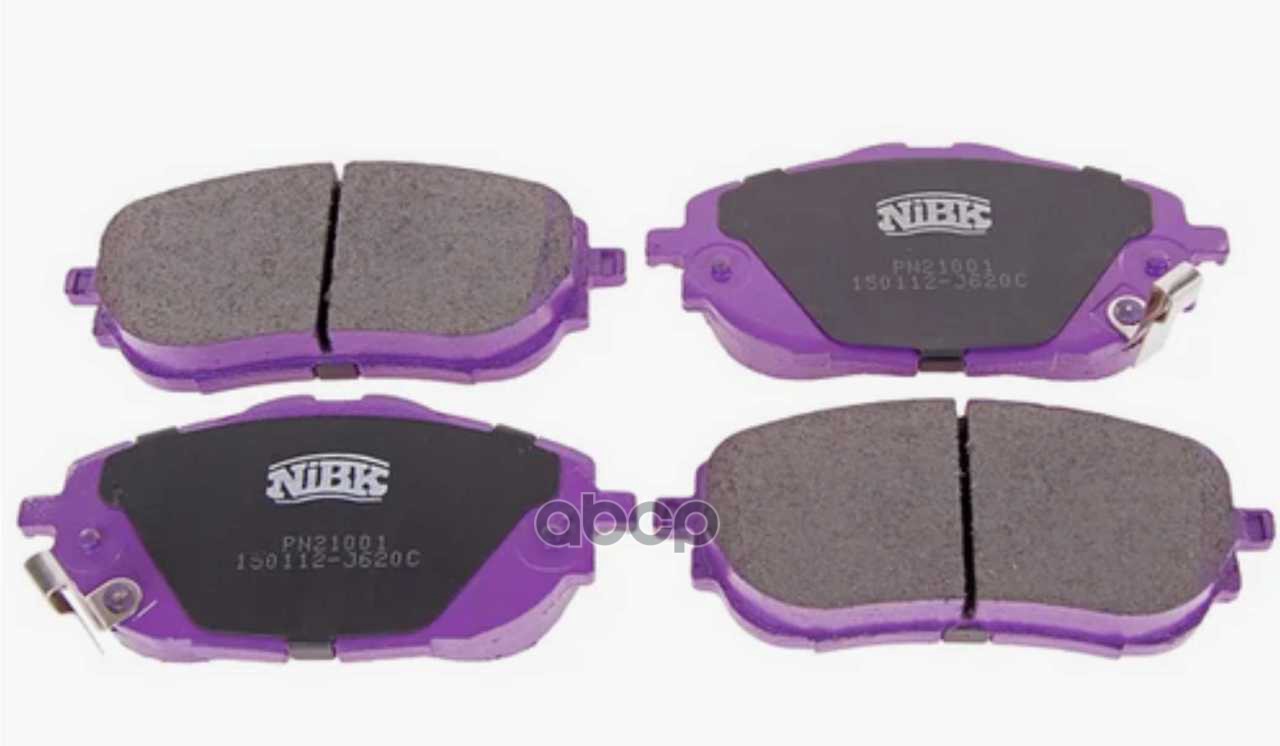 Колодки тормозные дисковые TOYOTA COROLLA 2012 PN21001 NiBK арт. PN21001