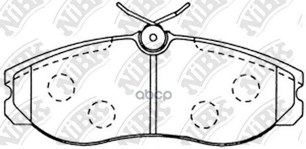 Колодки Передние Nibk Pn2213 NiBK арт. PN2213