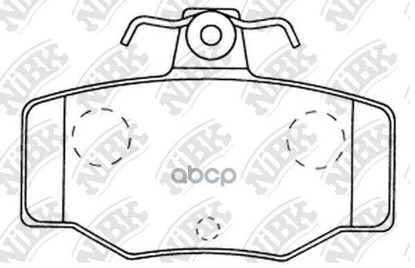 Колодки задние NIBK PN2214 NiBK арт. PN2214
