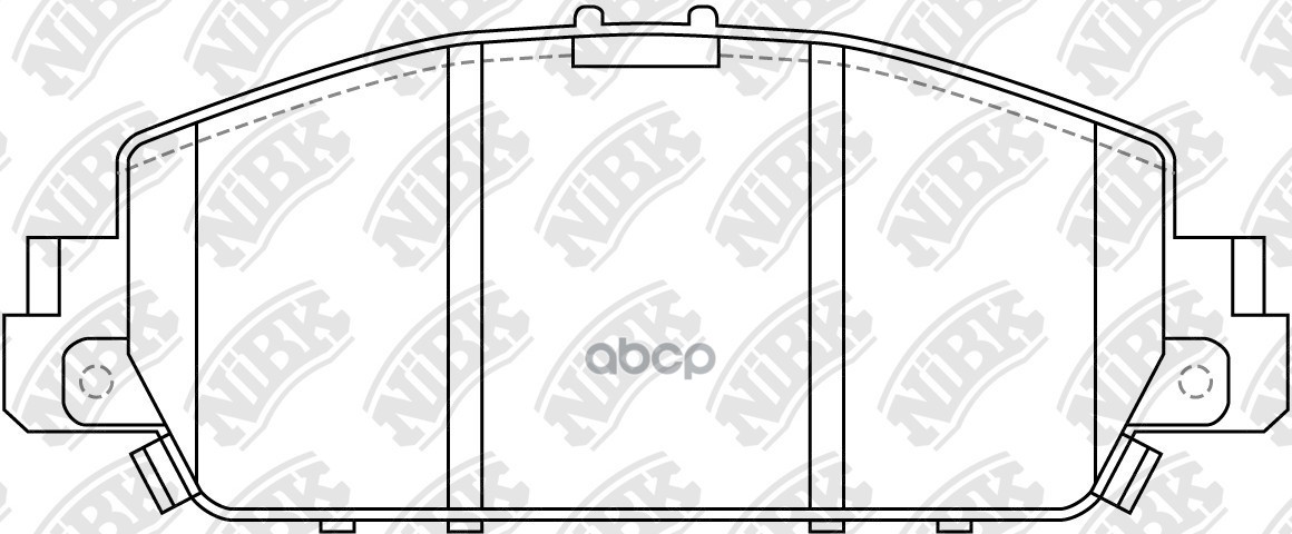 Колодки тормозные дисковые HONDA ACCORD 14-  PN28005 NiBK арт. PN28005