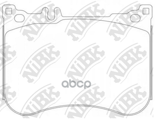 Колодки тормозные дисковые перед NiBK арт. PN31013