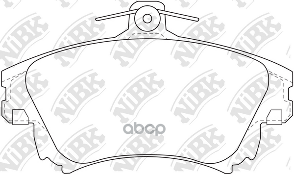 Колодки тормозные дисковые MITSUBISHI CARISMA 95-06/COLT 04-/VOLVO S40/V40 -04  PN3126 NiBK арт. PN3126