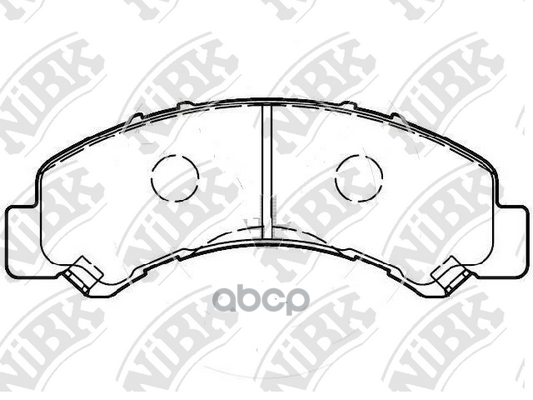 Колодки Тормозные Дисковые Pn4543 NiBK арт. PN4543