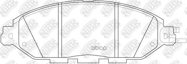 Колодки тормозные дисковые Perfomance NiBK арт. PN50001S