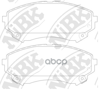 Колод. торм. диск. NiBK NIBK PN51008 NiBK арт. PN51008