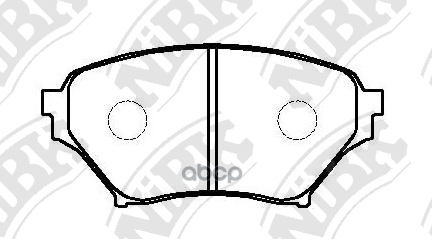 Снят С Производства Колодки Тормозные Дисковые | Перед | NiBK арт. PN5486