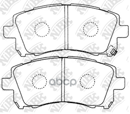 Колодки тормозные дисковые NiBK арт. PN7390