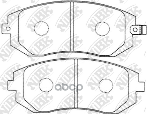 Колодки передние (SUBARU FORESTER 08-/IMPREZA 08-/XV 12-) PN7460 NiBK арт. PN7460