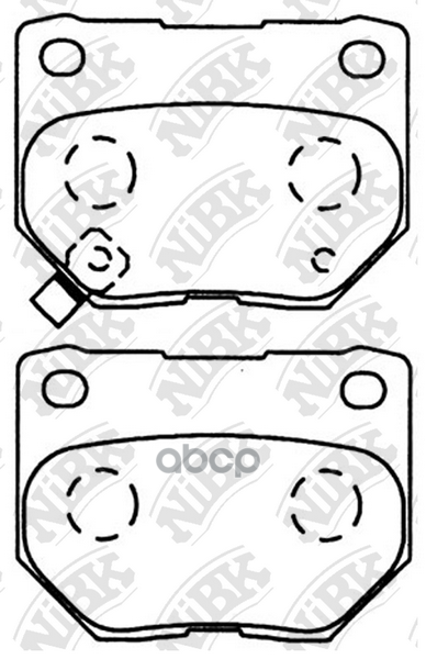 Колодки тормозные дисковые PN7800 NiBK арт. PN7800