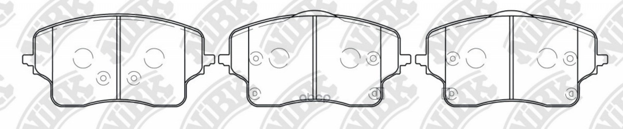 Колодки тормозные дисковые передние, Perfomance-Type NiBK арт. PN8047S