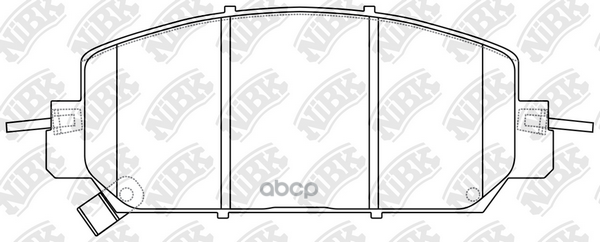 Колодки тормозные дисковые NiBK арт. PN8818