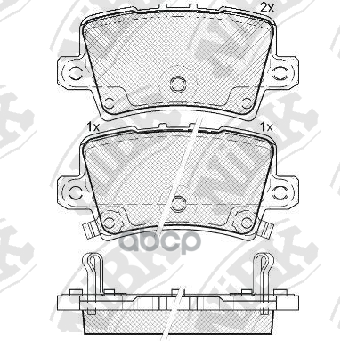Колодки тормозные дисковые NiBK арт. PN8867