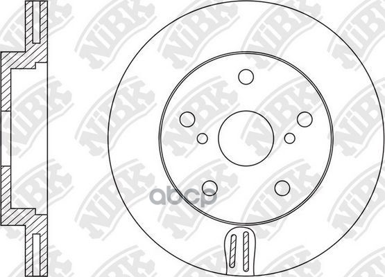 Диск тормозной NiBK арт. RN1576