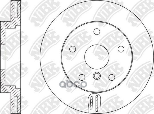 Диск тормозной передн. BMW X5 3.0sd 3.0 06-13/ 3.0si 3.0 06-/ 4.8i 4.8 06-/ X6 xDrive30d 3.0 08-/ xD NiBK арт. rn1590