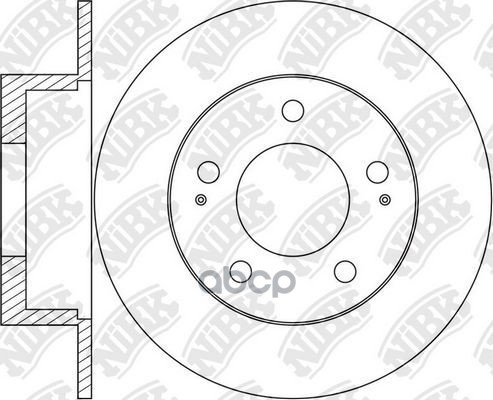 Диск тормозной NiBK арт. RN1657