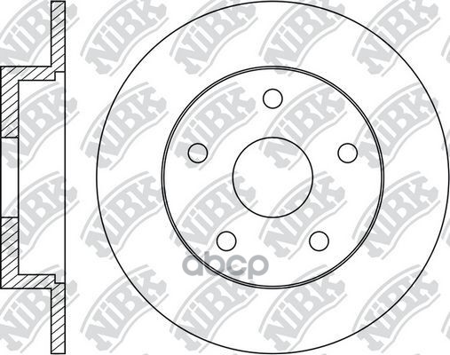 Диск тормозной Ford Kuga 2013/C-Max 2010 RN1675 NiBK арт. RN1675