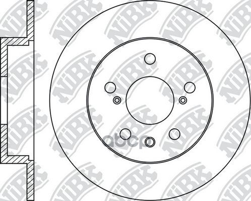 Диск тормозной NiBK арт. RN1693