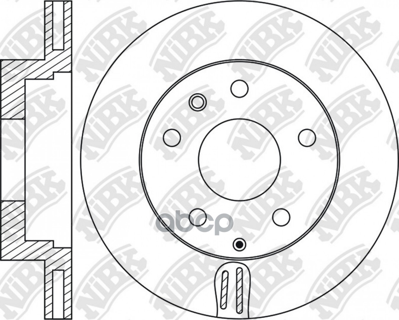 Диск тормозной AUDI Q7/VW TOUAREG/PORSCHE CAYENNE  RN1737 NiBK арт. RN1737