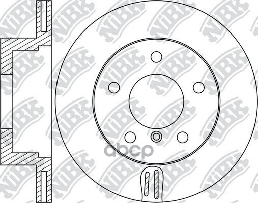 Диск тормозной передний NiBK арт. RN1784