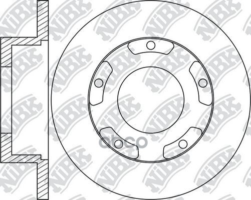 Диски тормозные FORD Transit 2019 - 2.2 NiBK арт. RN1843