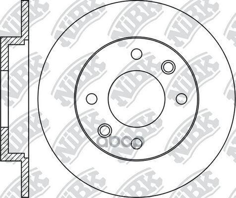 Диск тормозной задний NiBK арт. RN1860