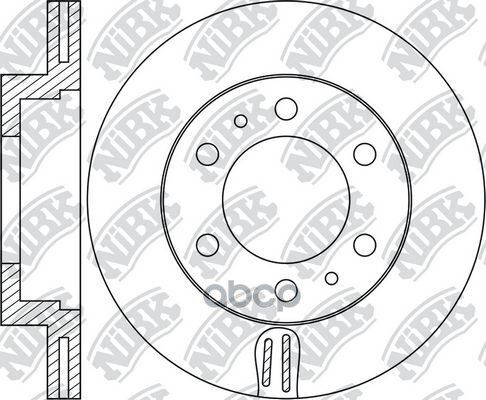 Диск тормозной NiBK арт. RN1945