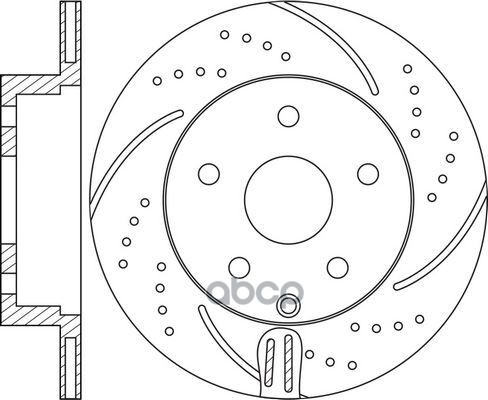 Диск тормозной перфорированный Performance (к-кт 2 шт, цена за 1 шт) NiBK арт. RN22001DSET