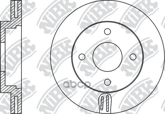 Диск тормозной NiBK арт. RN22004