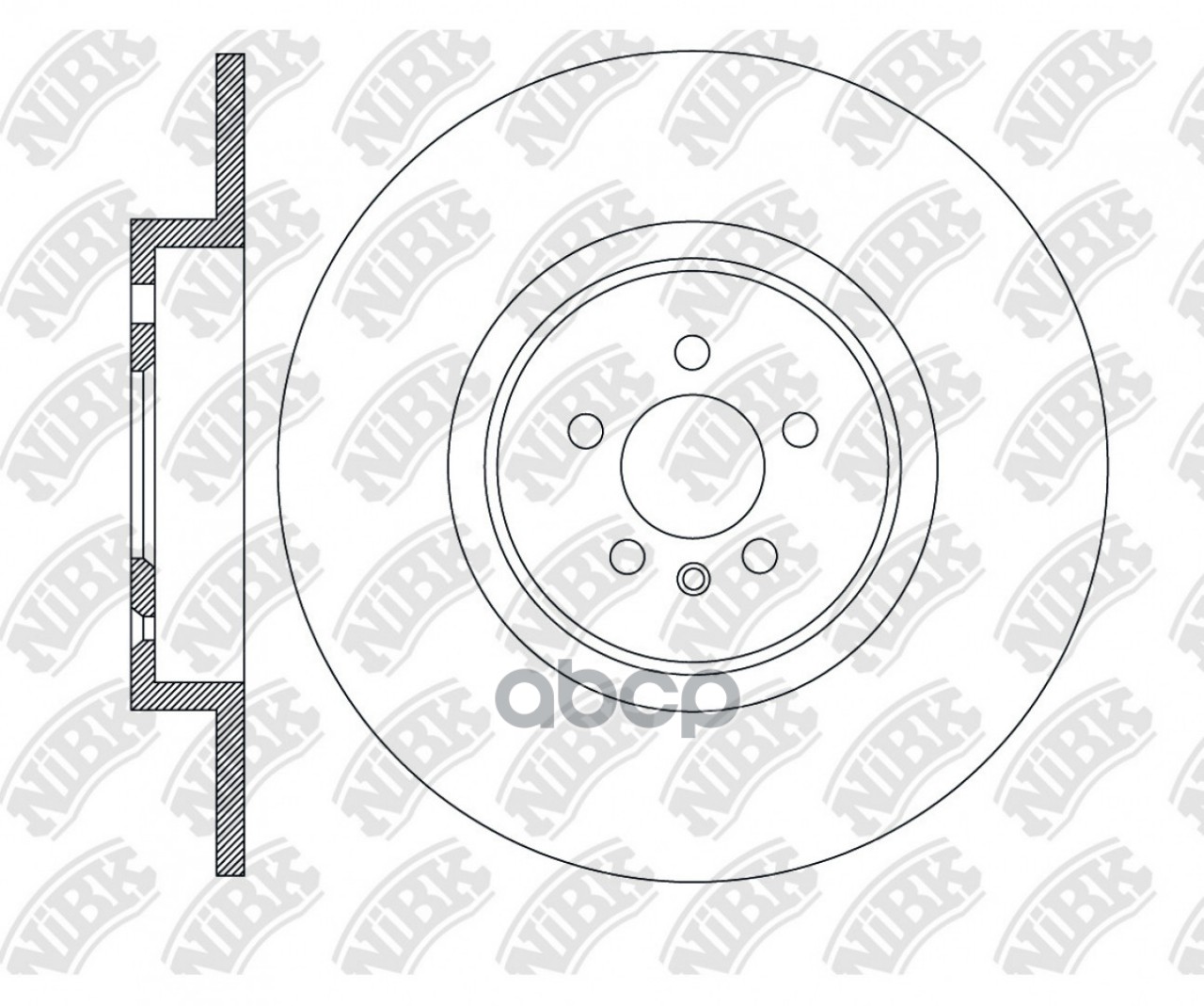 Диск тормозной задний CHERY TIGGO 2/4/OMODA C5 NiBK арт. RN2574