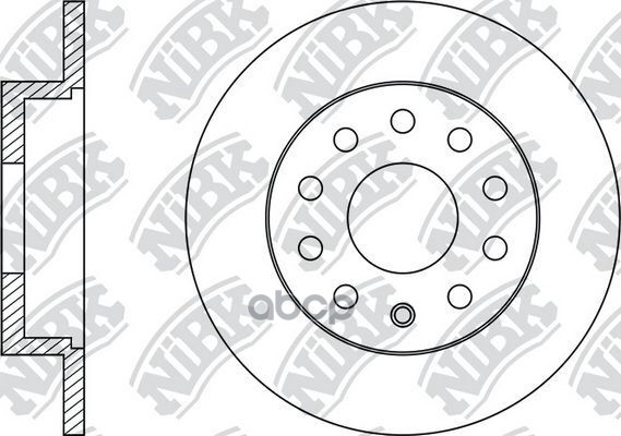 Диск тормозной AUDI A3/SKODA OCTAVIA/VW GOLFV/JETTA 03-  RN33006 NiBK арт. RN33006
