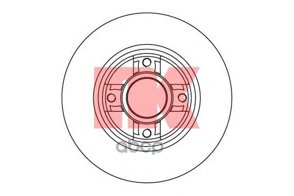 Диск Тормозной 203937 Nk арт. 203937