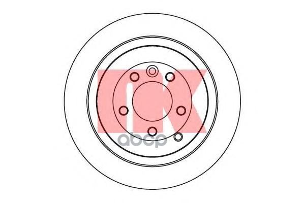 Диск Тормозной Задн Вент Nk арт. 204029