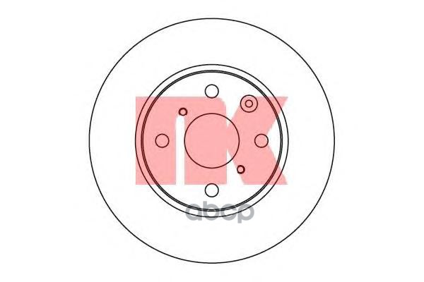 Диск Тормозной Citroen  Peugeot  Toyota 05- Nk арт. 2045102