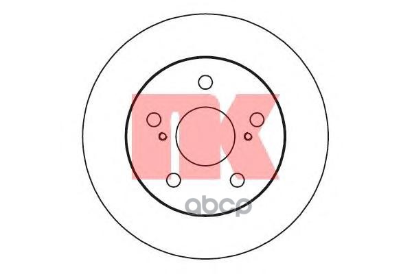 Диск Тормозной 2045124 Nk арт. 2045124