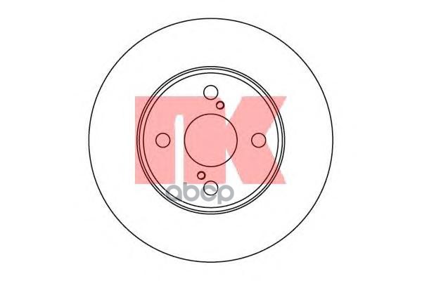 Диск Тормозной Передний Nk арт. 204582