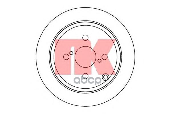 Диск Тормозной 204584 Nk арт. 204584