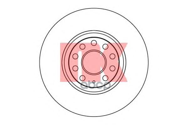 Диск тормозной VW Jetta  Passat 05- Nk арт. 2047115