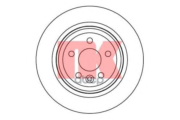 Диск Тормозной 204858 Nk арт. 204858