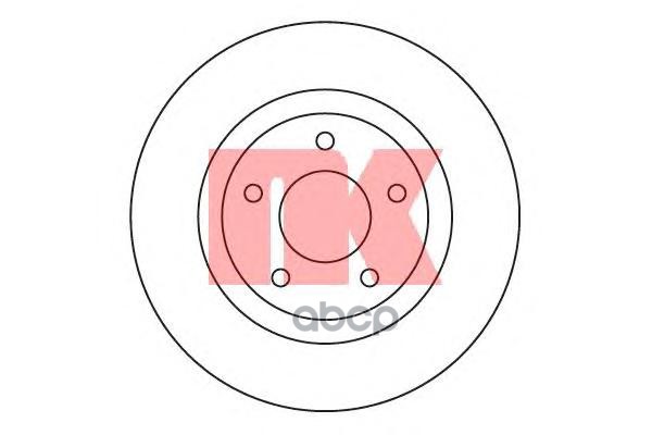 Диск Тормозной Передний Chrysler Sebring, Dodge Caliber, Jeep Compass 209329 Nk арт. 209329
