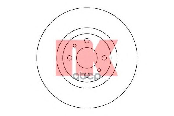 Диск Тормозной | Перед | Nk арт. 209923