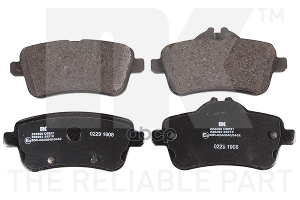 Колодки Тормозные Дисковые Nk арт. 223396