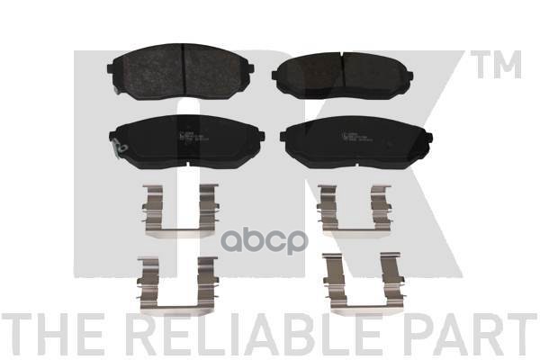 Колодки Тормозные Дисковые Kia Sorento 02- Nk арт. 223508