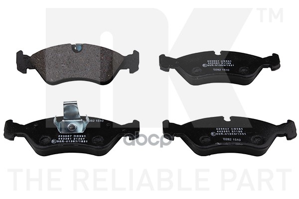 Колодки Тормозные Дисковые Daewoo/Opel/Vaux 84- Nk арт. 223607