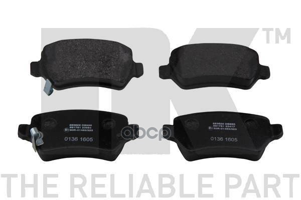 Колодки тормозные дисковые Chevrolet  Opel  Kia Nk арт. 223625